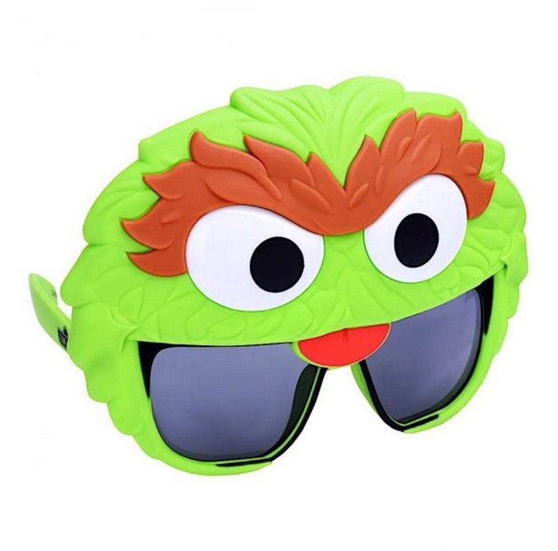 Sun-Staches Sesame Street Official Oscar The Grouch Sunglasses, Costume Accessory, UV 400, One Size Fits Most - Image 1